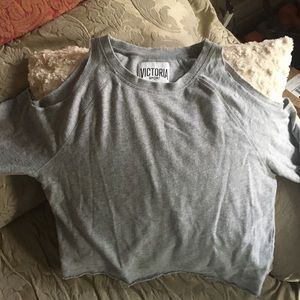 Victoria secret sport cold shoulder sweatshirt